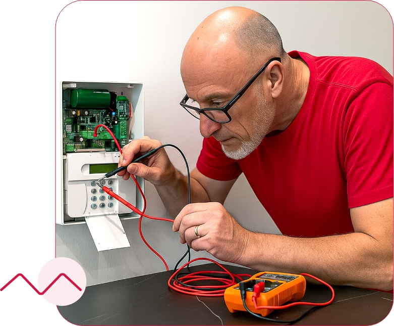 Reparación de alarmas de seguridad